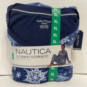 Náutica Snowflake 2-Piece Pajama Set